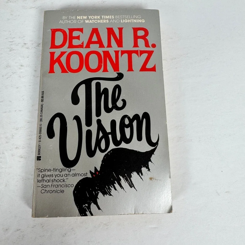 The Vision Dean R. Koontz‎ 1986 Paperback Thriller Horror Berkley Books
